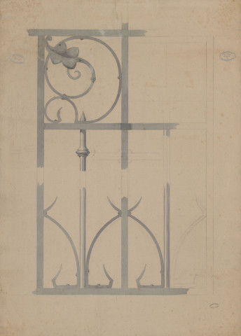 Dessins de la grille d’entrée.