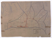 Section B 1ère feuille (partie de l'ancienne feuille unique). Plan révisé pour 1933.