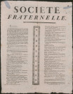 Société fraternelle.