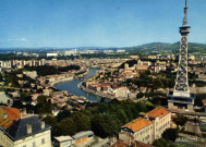 Lyon. Vue générale sur la Saône.