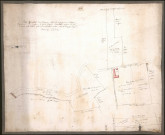 Plan géométral d'un domaine dépendant de la succession de Jacques Bouchard et son fils François (avril 1832).