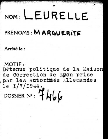 LEURELLE Marguerite