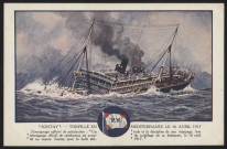 « Sontay. Torpillé en Méditerranée le 16 avril 1917 ».