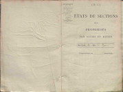 État de sections.
