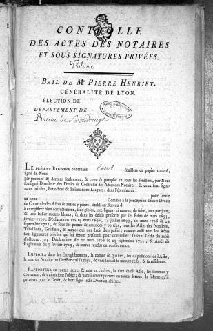 6 avril 1763-10 janvier 1765.