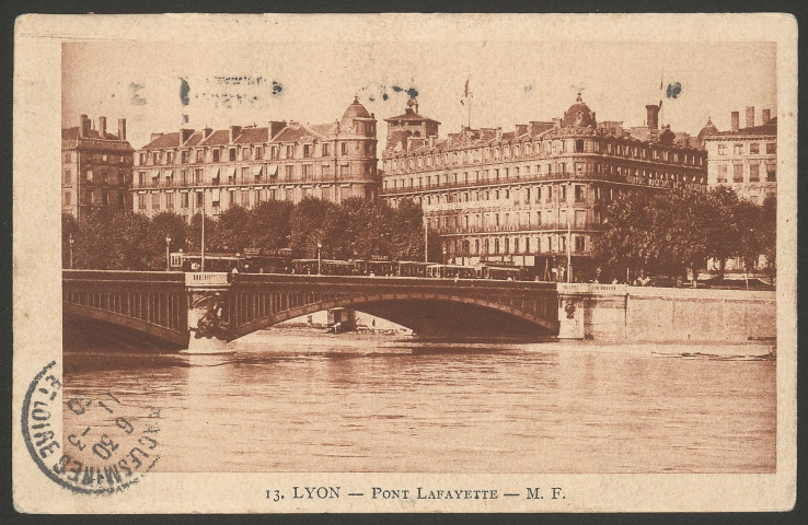 Lyon. Pont Lafayette.
