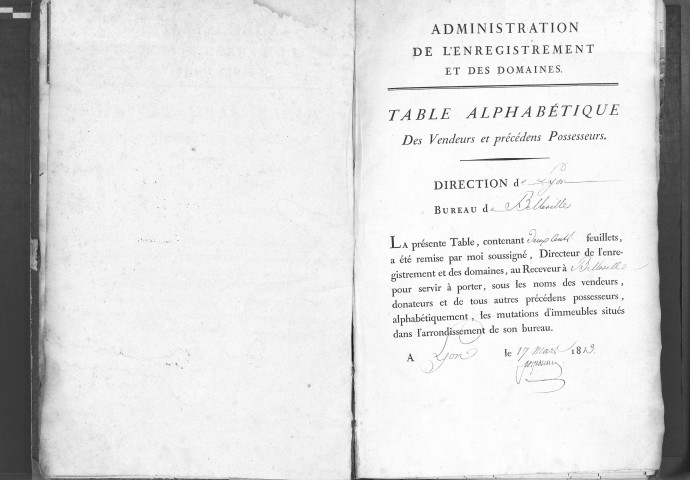 Janvier 1813-décembre 1822 (volume 4).