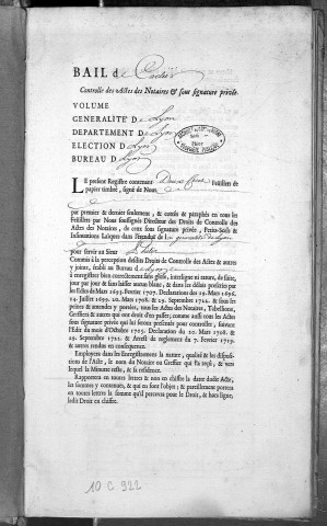 20 octobre 1736-15 décembre 1736.