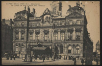 Lyon. Exposition internationale de Lyon 1914. Décoration de l'Hôtel de ville, place des Terreaux.