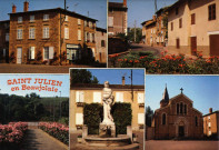Saint-Julien-en-Beaujolais. Vues multiples en mosaïque.