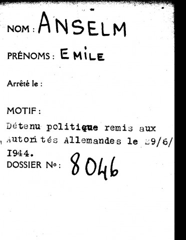ANSELM Emile