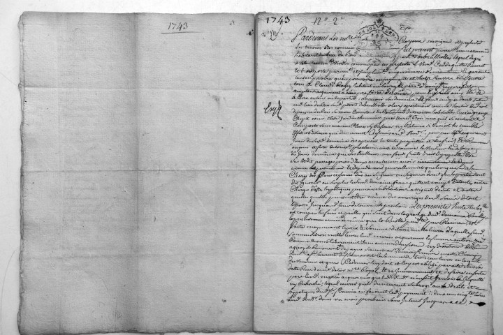 19 juillet 1743-1746