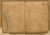 Section D dite de la Corsière, feuille n°1 : copie modifiée du plan napoléonien. Section détachée de la section D de Vénissieux.