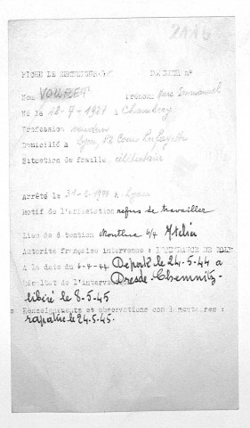 VOURET Marc Emmanuel