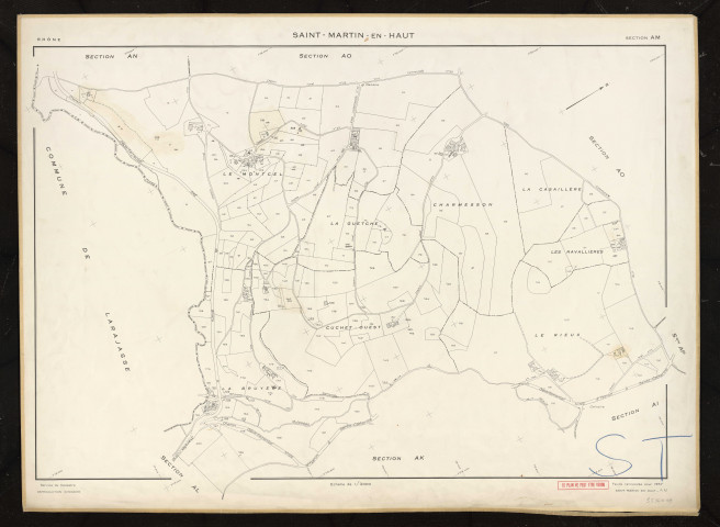 Section AM. Feuille renouvelée pour 1957.