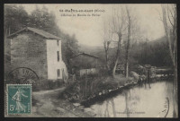 Saint-Martin-en-Haut. L'écluse du moulin du Pêcher.