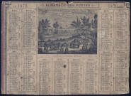 Almanach des Postes 1876.