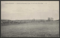 Lyon-aviation. L'arrivée de Beaumont à Lyon, 1er de la course Paris-Rome.