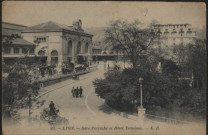 Lyon. Gare de Perrache et hôtel Terminus.