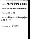 PETITPIERRE Ernest Auguste