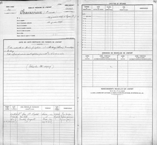 CHAVASSIEUX, Pierrette.