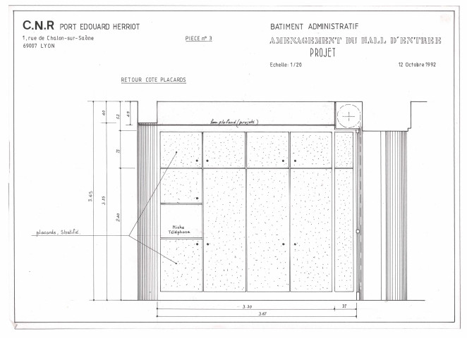 Bâtiment administratif du port Édouard Herriot (7e arrondissement de Lyon).