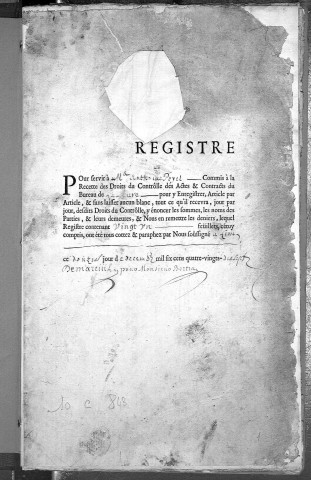 15 décembre 1697-27 avril 1698.