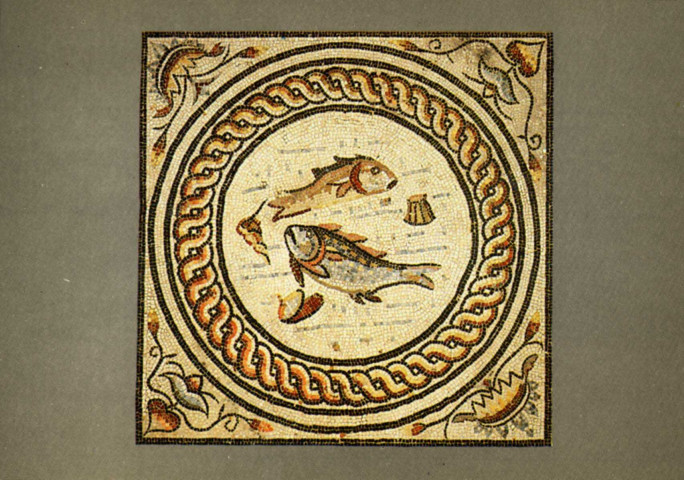 Saint-Romain-en-Gal. Mosaïque du Triclinium (IIIe siècle après J.-C.).