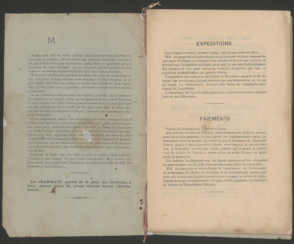 Alexandre Bernaix horticulteur - Villeurbanne.