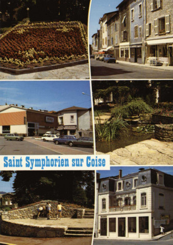 Saint-Symphorien-sur-Coise. Vues multiples en mosaïque.