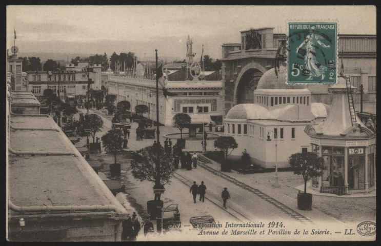 Avenue de Marseille et pavillon de la Soierie.