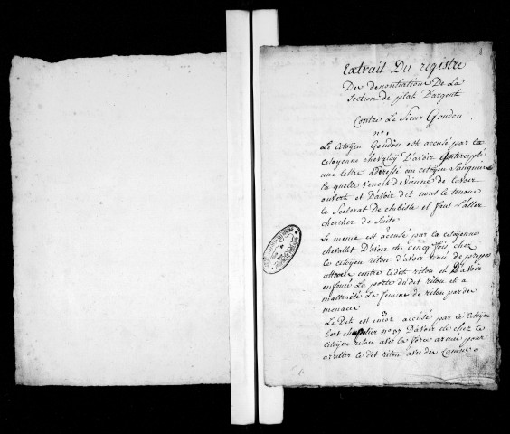 Dossiers n° 385-390.