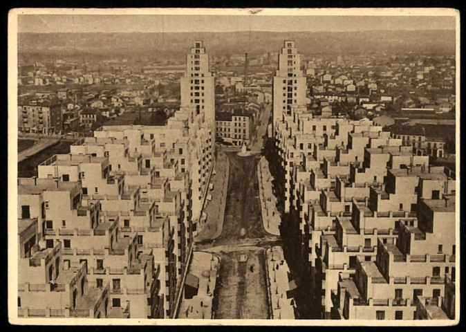 Villeurbanne. Gratte-ciel.