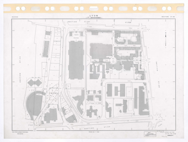 Section 07 BZ. Réfection numérique pour 1980. Edition à jour pour 2001 (SDNC).