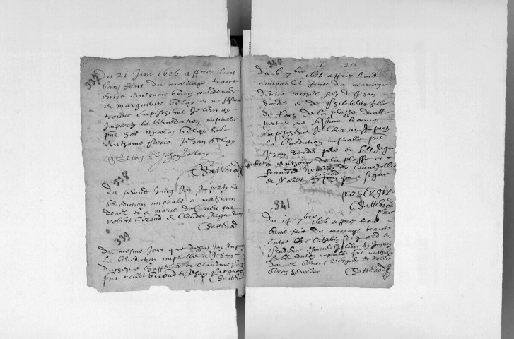 1626 - Paroisse de Saint-Nicolas-de-Beaujeu