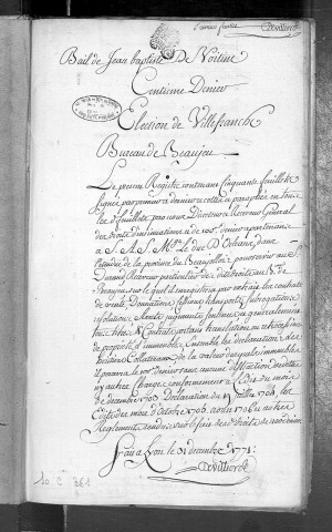 28 janvier 1772-30 août 1773.