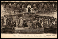 Lyon. Basilique de Notre-Dame de Fourvière - Mosaïque de Saint-Pothin.
