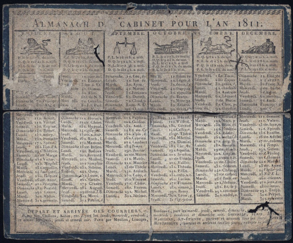 Almanach de cabinet pour l'an 1811.