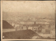 Vue de Lyon et du Rhône depuis le [fort du Colombier].