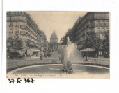 La rue Soufflot et le Panthéon.