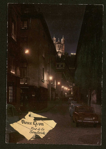 Vieux Lyon. Rue de la Bombarde.