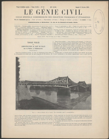 23e année - Tome XVIII - n° 1116 (octobre 1903).