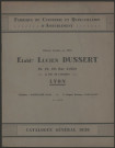 Etablissement Lucien Dussert - Lyon.