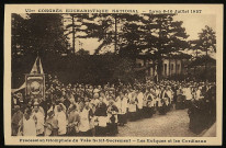Procession triomphale du Très-Saint-Sacrement - Les évêques et les cardinaux.
