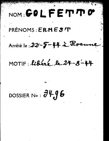 GOLFETTO Ernest