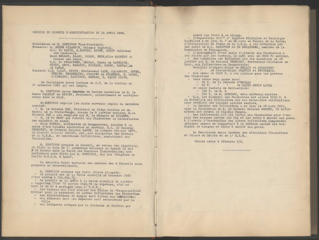 Conseils d'administration.