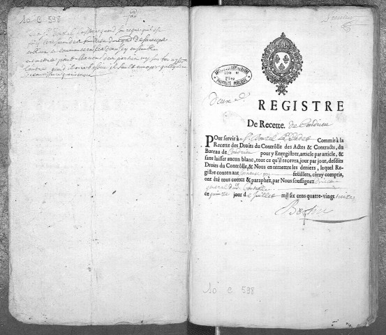 27 juillet 1693-23 mars 1694.