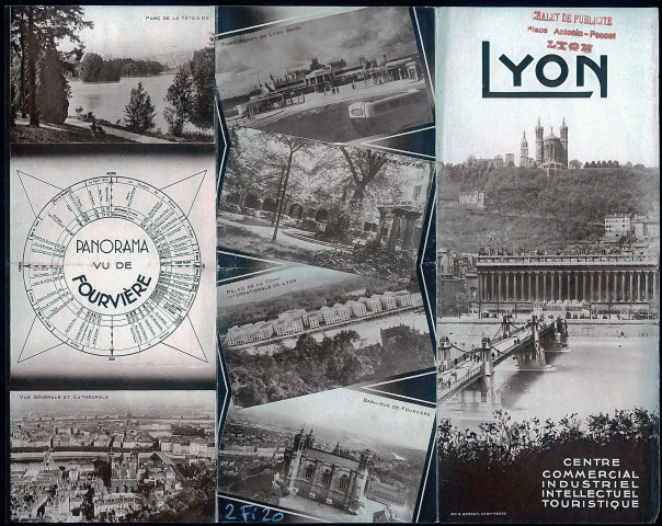 Lyon. Centre commercial, industriel, intellectuel et touristique.