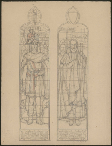 Dessin préparatoire.