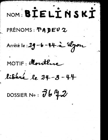 BIELINSKI Tadeuz
